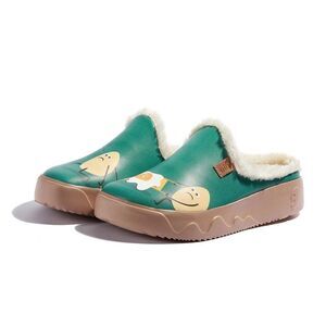 UIN Women's Mules Household Slippers (Fuerteventura Here's Your Breakfast)133